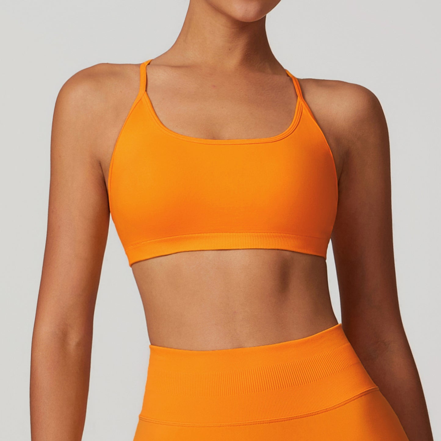 Sports Fitness Seamless Cross Beauty Back Yoga