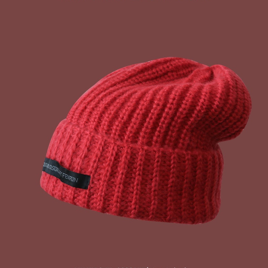 Lin Xiao Orange Hat Knitted Hat Baseball Cap Scarf