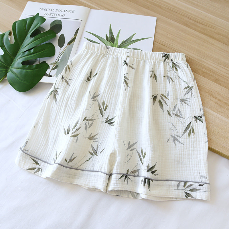 Women's Summer Thin Cropped Loose And Sweet Home Pants