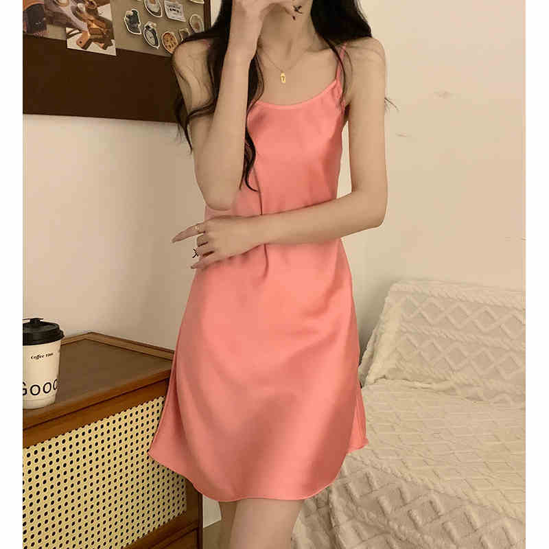 New Ice Silk Slip Nightdress Summer Women's