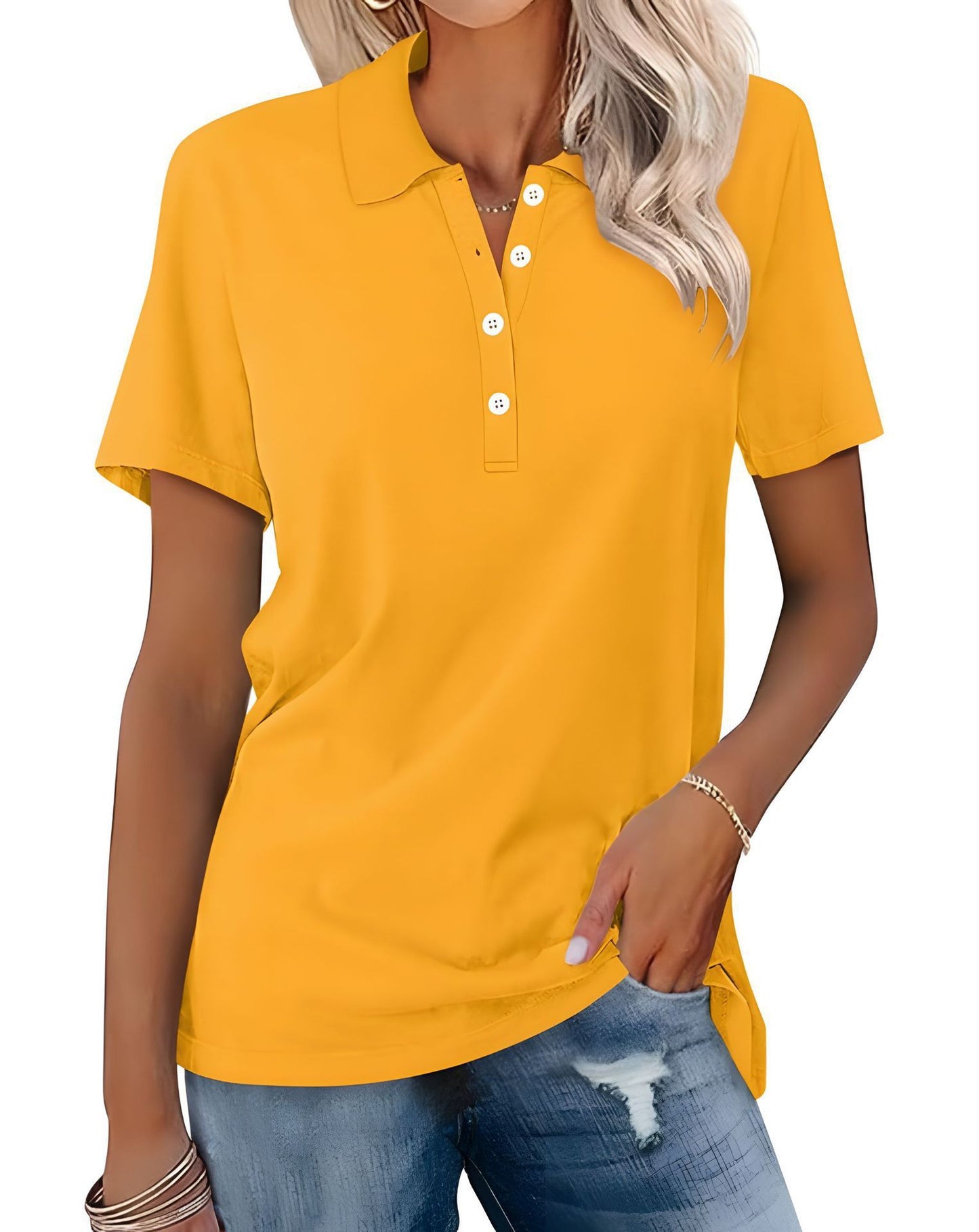 Women's Short-sleeved Slim-fit Casual Fashion Top