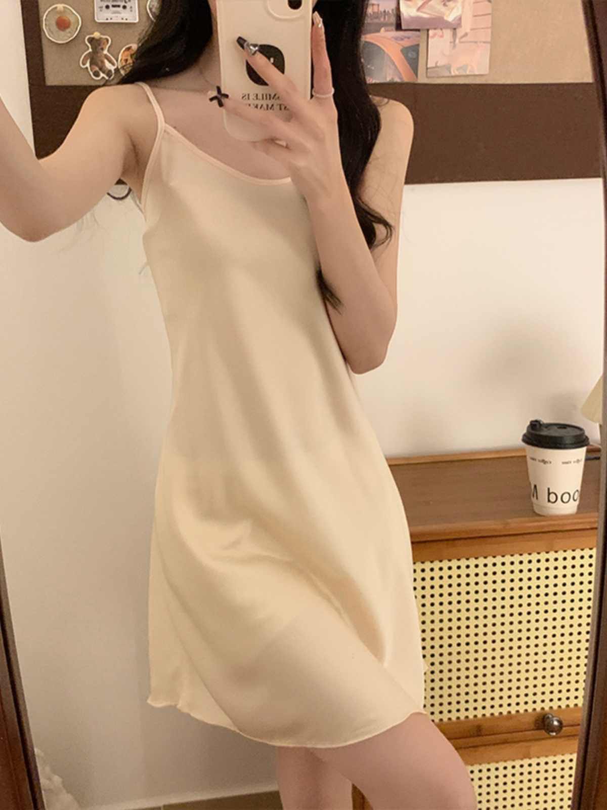 New Ice Silk Slip Nightdress Summer Women's