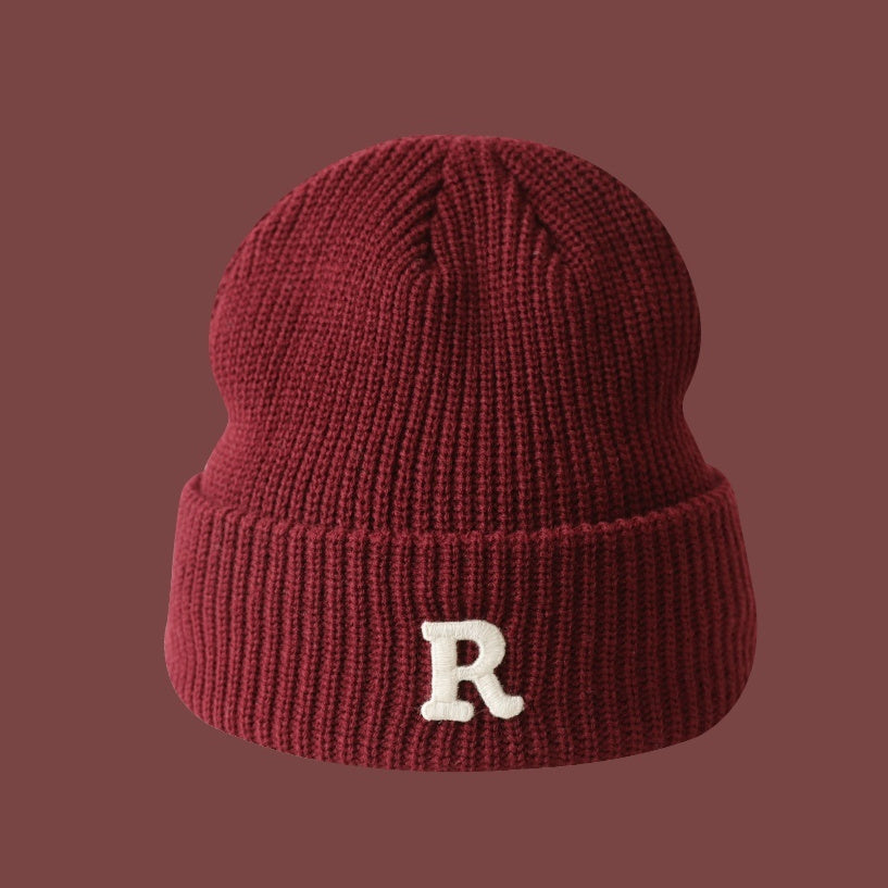 Lin Xiao Orange Hat Knitted Hat Baseball Cap Scarf