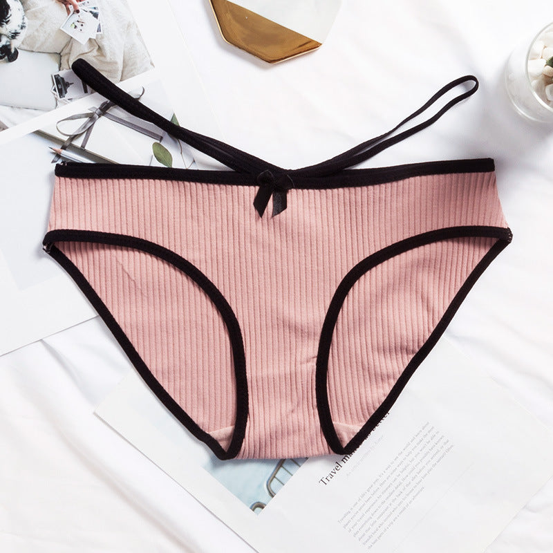 New Cotton Low Waist Breathable Women's Underwear