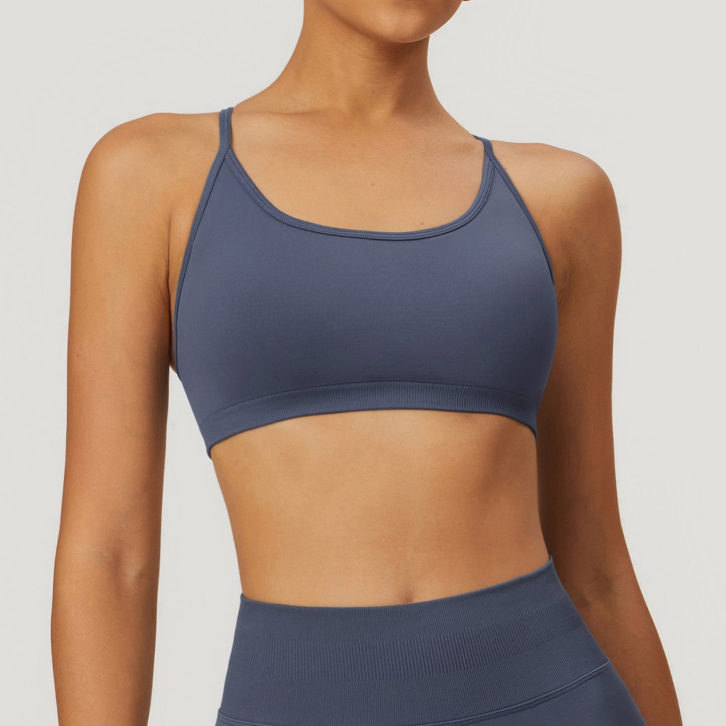 Sports Fitness Seamless Cross Beauty Back Yoga