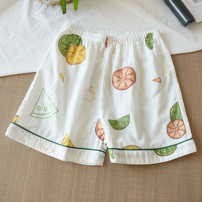Women's Summer Thin Cropped Loose And Sweet Home Pants