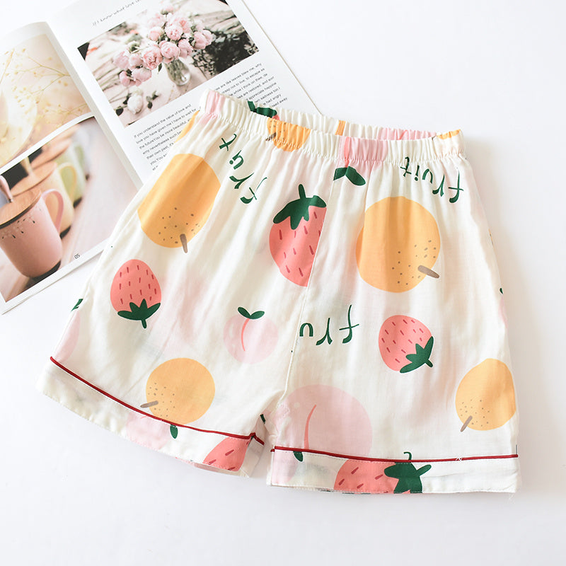 Women's Summer Thin Cropped Loose And Sweet Home Pants