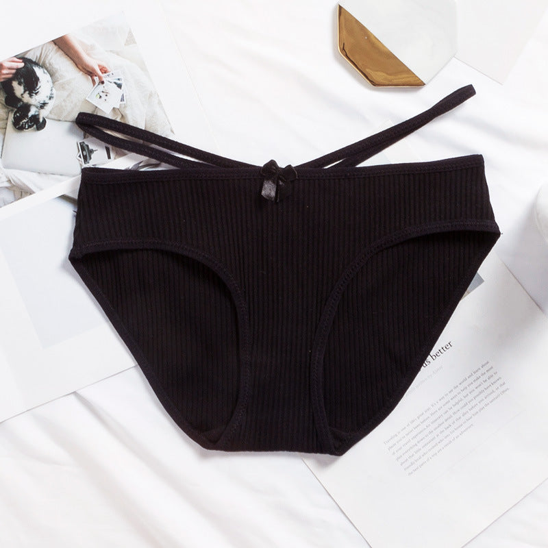 New Cotton Low Waist Breathable Women's Underwear