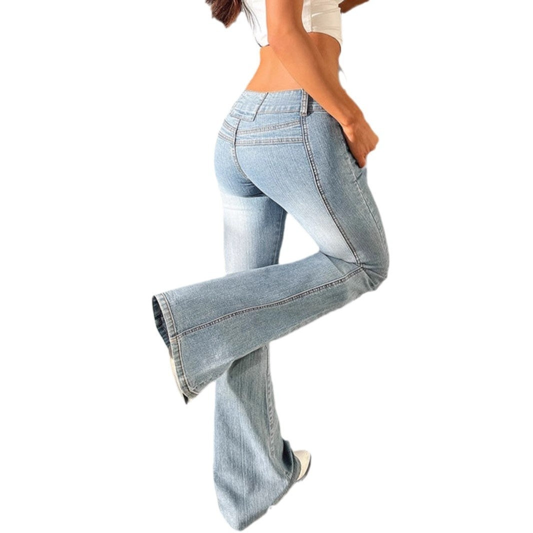 American Style Skinny Jeans Men's And Women's Autumn And WinterNew Heavy Industry Retro Tight National Fashion Pants Wholesale