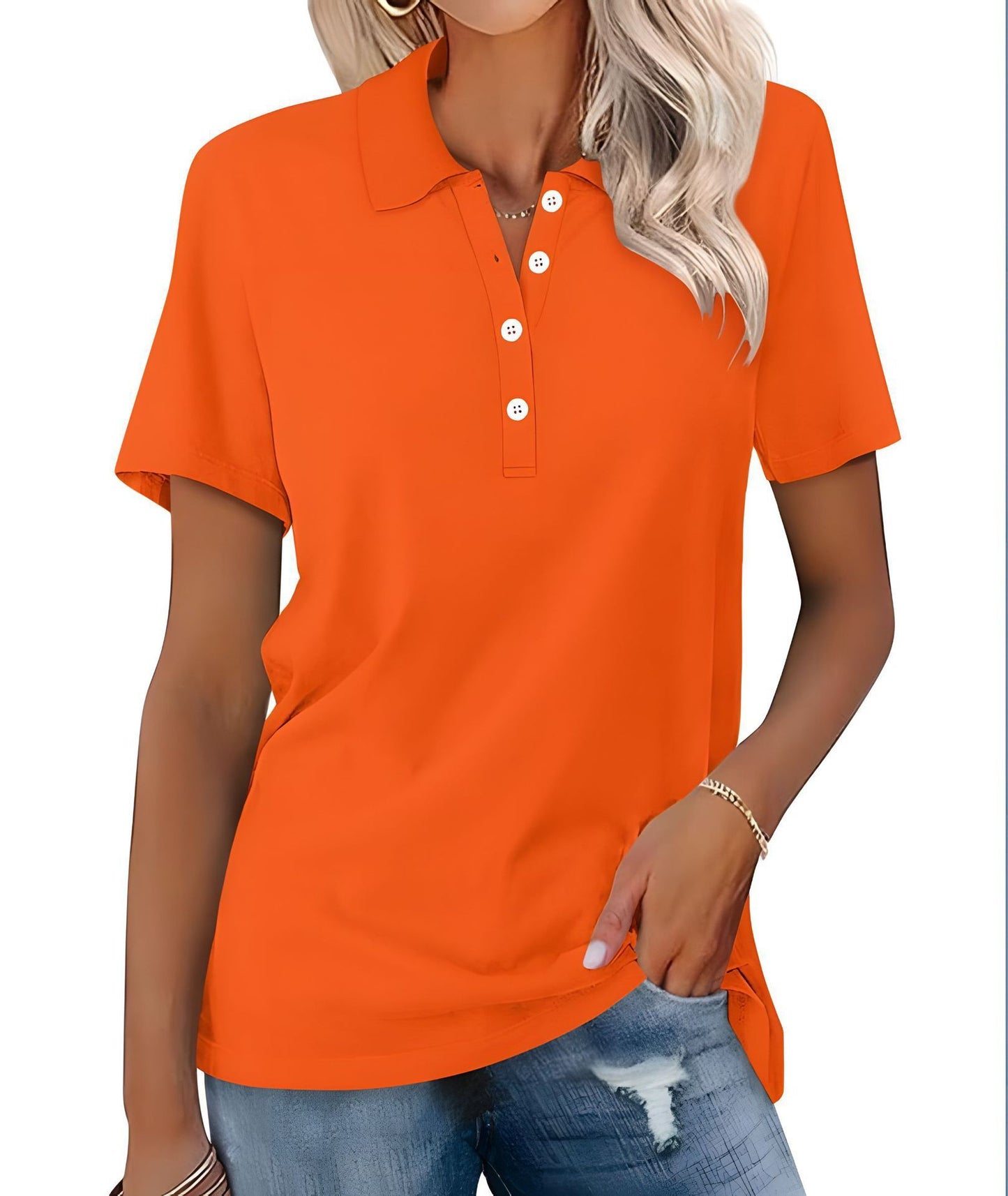 Women's Short-sleeved Slim-fit Casual Fashion Top